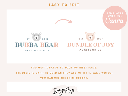 Bear Logo Template