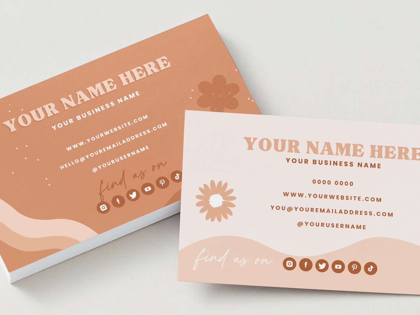 She's So Boho Business Card Template