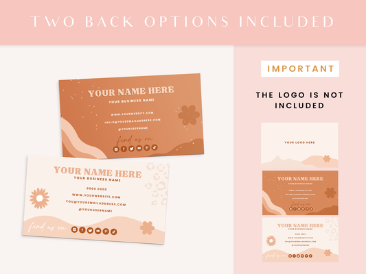 She's So Boho Business Card Template