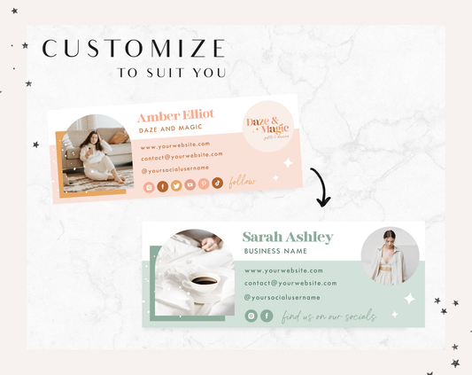 Daze And Magic Email Signature Template