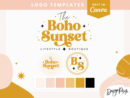Boho Logo Design Template