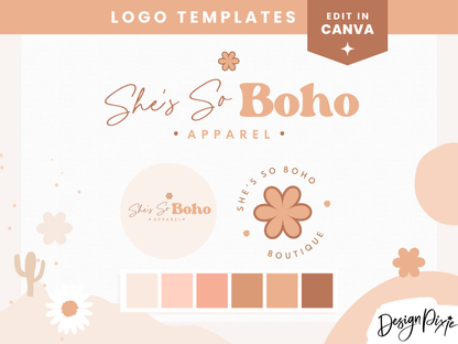 She's So Boho Logo Template