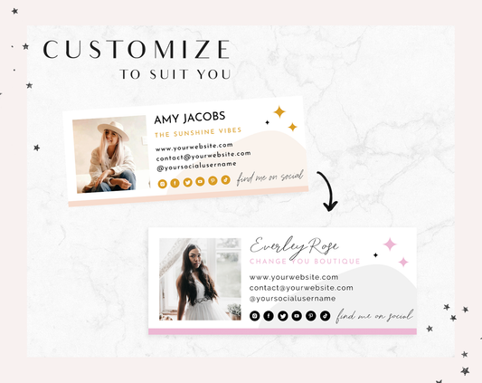 Sunshine Vibes Email Signature Template