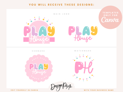 Soft Play Logo Design Template