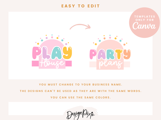 Soft Play Logo Design Template
