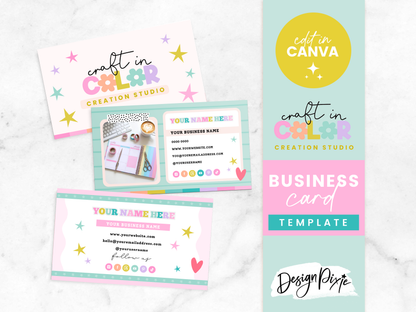 Craft Business Card Template