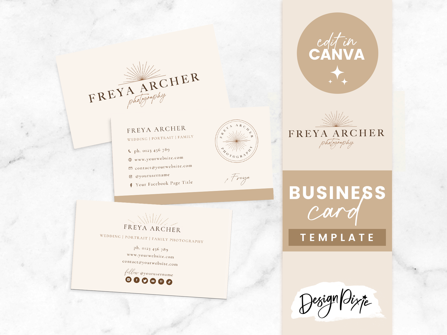 Photographer Business Card Template