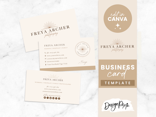 Photographer Business Card Template