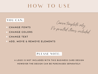 Business Card Template - Harper Skies