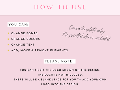 Business Card Template - Starry Printables