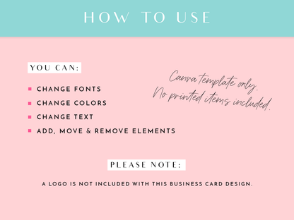 Business Card Template - Playful