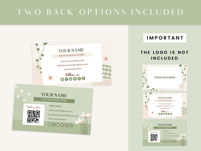 Business Card Template - Little Cottage