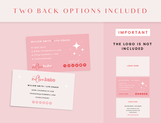 Business Card Template - Million Babe