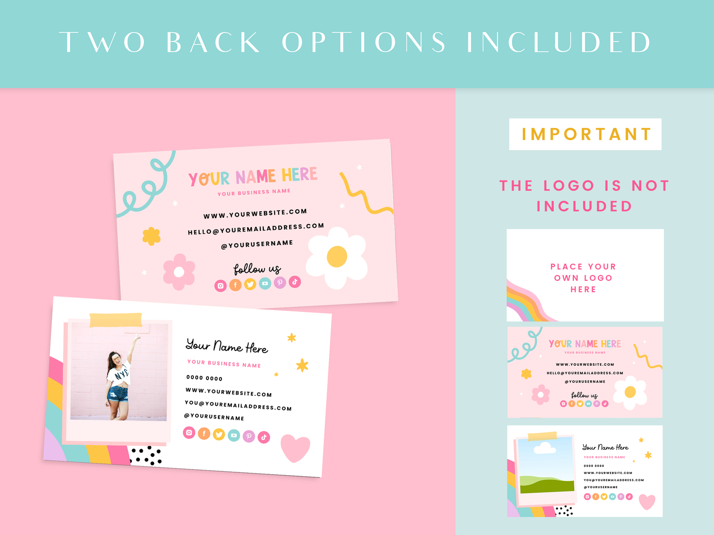 Business Card Template - Playful