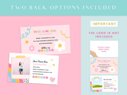 Business Card Template - Playful