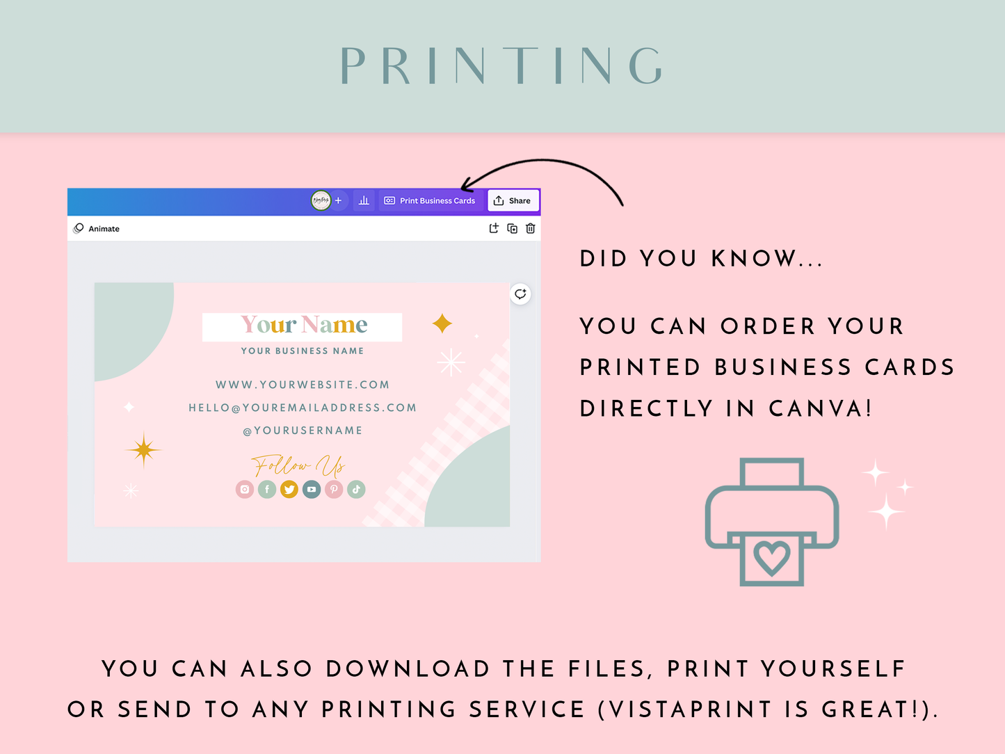 Business Card Template - Creative DIY