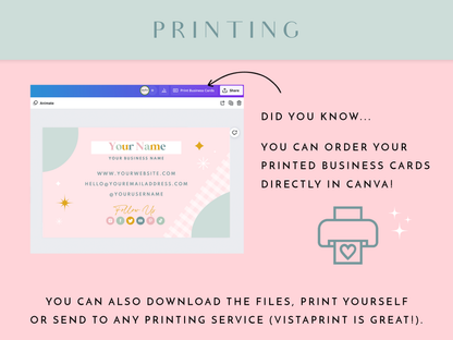 Business Card Template - Creative DIY