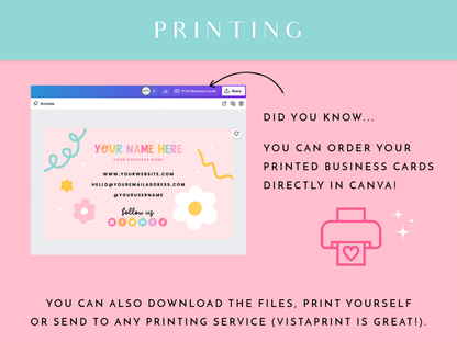 Business Card Template - Playful