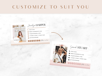 Business Card Template - Harper Skies