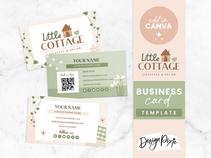 Business Card Template - Little Cottage