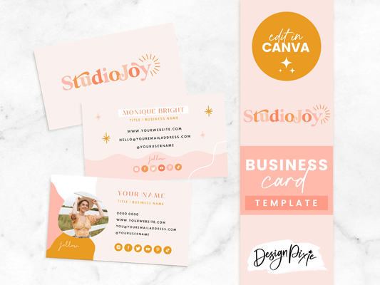 Studio Joy Business Card Template