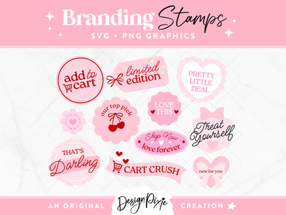 Coquette Branding Stamps