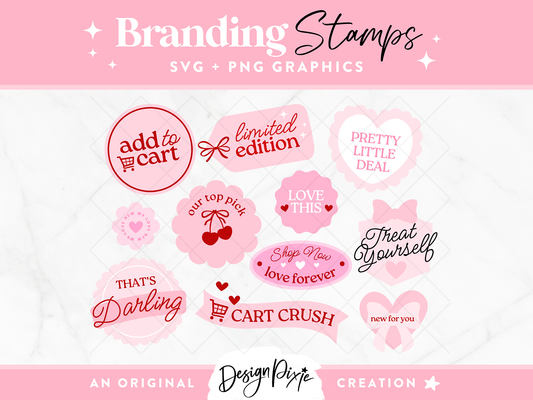 Coquette Branding Stamps