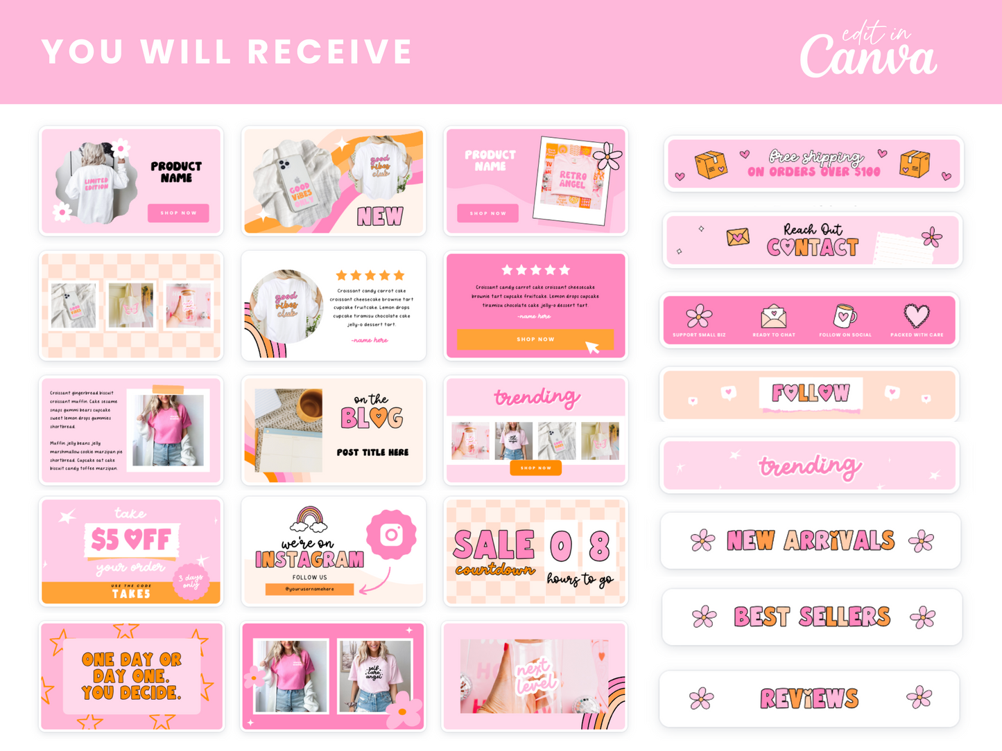 Email Marketing Templates - Sweet Threads