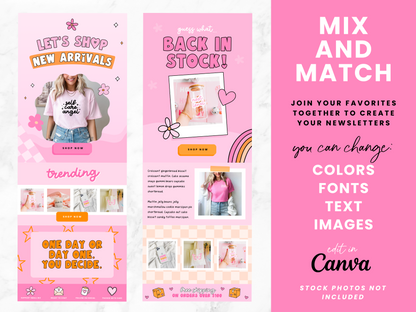 Email Marketing Templates - Sweet Threads