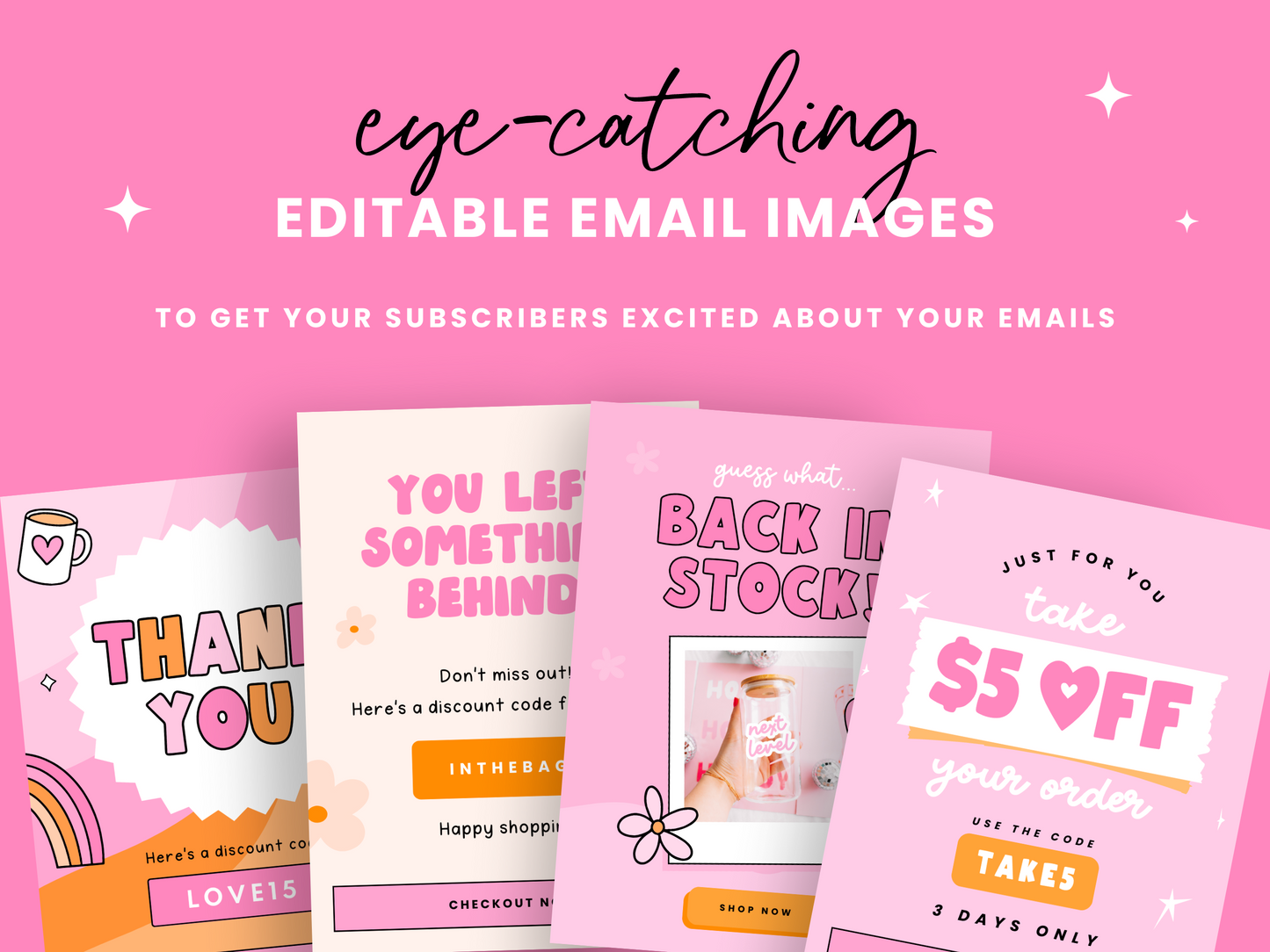 Email Marketing Templates - Sweet Threads