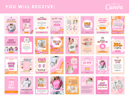 Email Marketing Templates - Sweet Threads