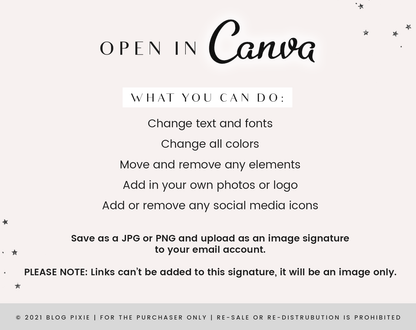 Olive Green Email Signature Template
