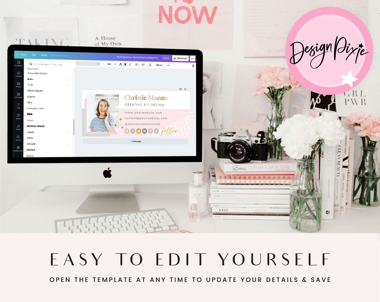 Creative DIY Email Signature Template