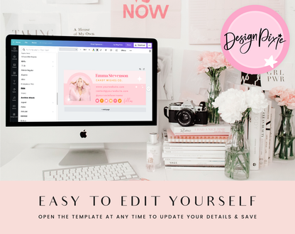 Candy Wishes Email Signature Template