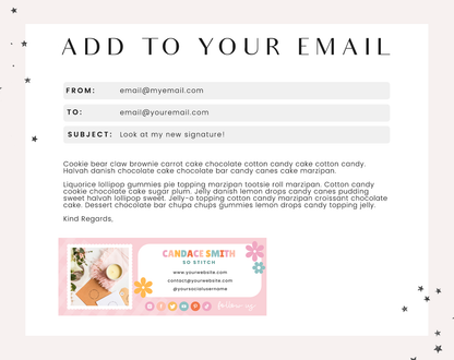 So Stitch Email Signature Template