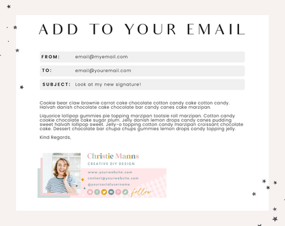 Creative DIY Email Signature Template