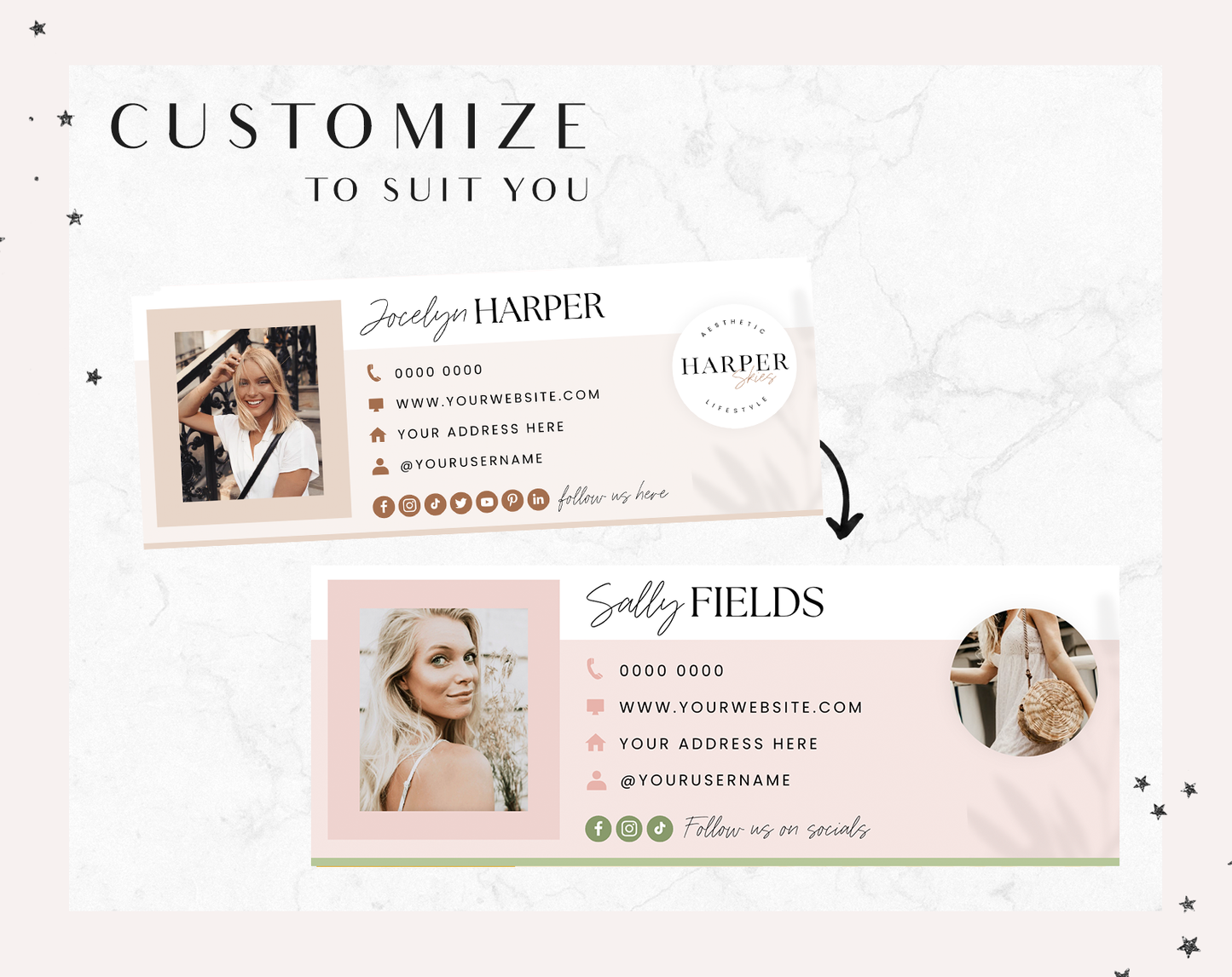 Harper Email Signature Template