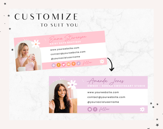 Daisy Days Email Signature Template