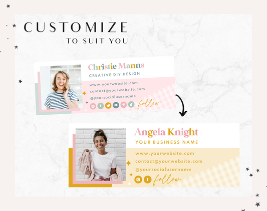 Creative DIY Email Signature Template