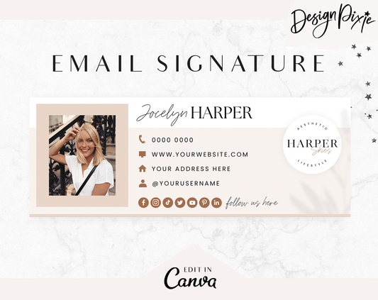 Harper Email Signature Template
