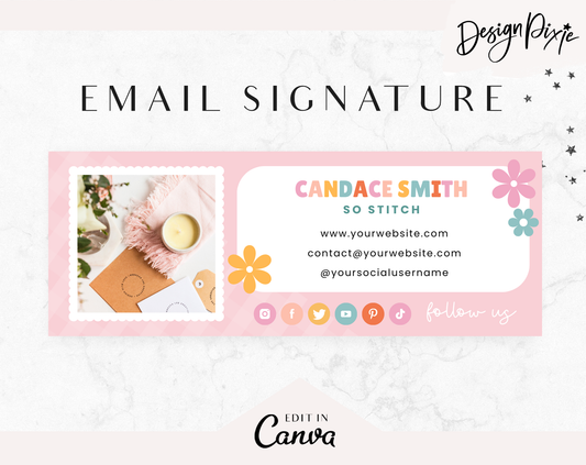 So Stitch Email Signature Template