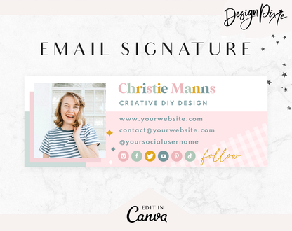 Creative DIY Email Signature Template