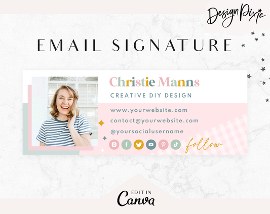 Creative DIY Email Signature Template