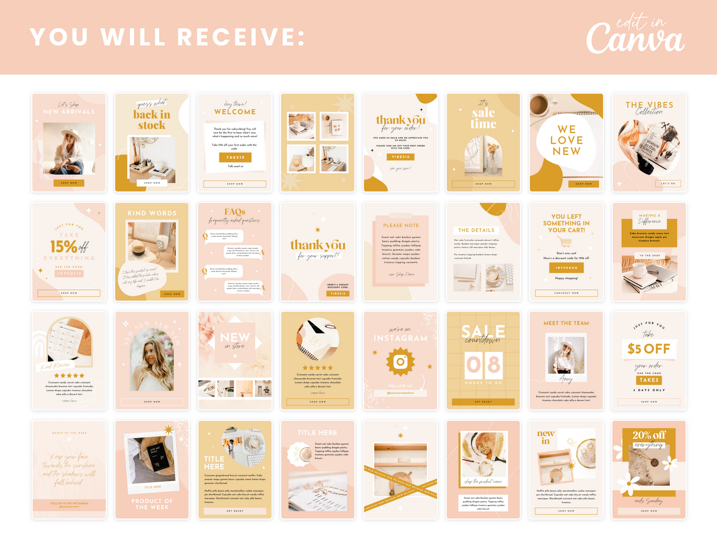 Email Marketing Templates - Sunshine Vibes