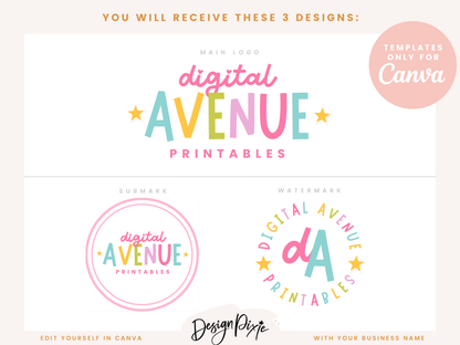 Digital Avenue Logo Template