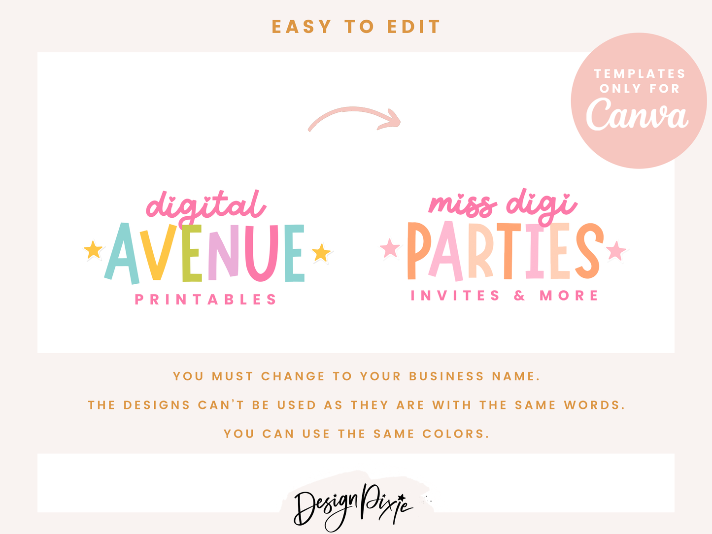 Digital Avenue Logo Template