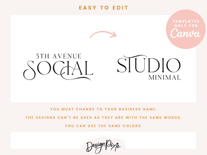 5th Avenue Social Logo Template