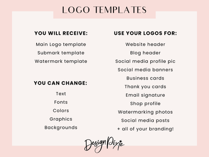 Harper Skies Logo Template