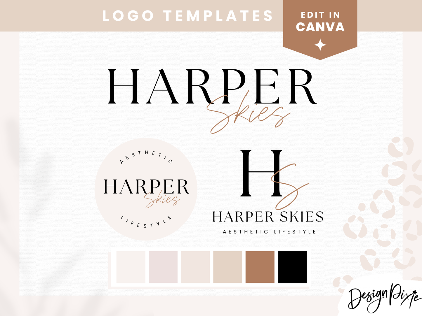 Harper Skies Logo Template