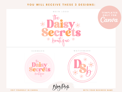 Daisy Secrets Logo Template